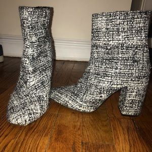 Jessica Simpson Tweed Booties
